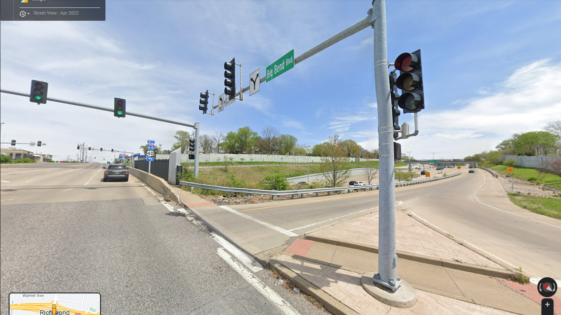 A woman’s car was stolen in St. Louis then her son tracked the vehicle and opened fire on the people inside, Richmond Heights police said.