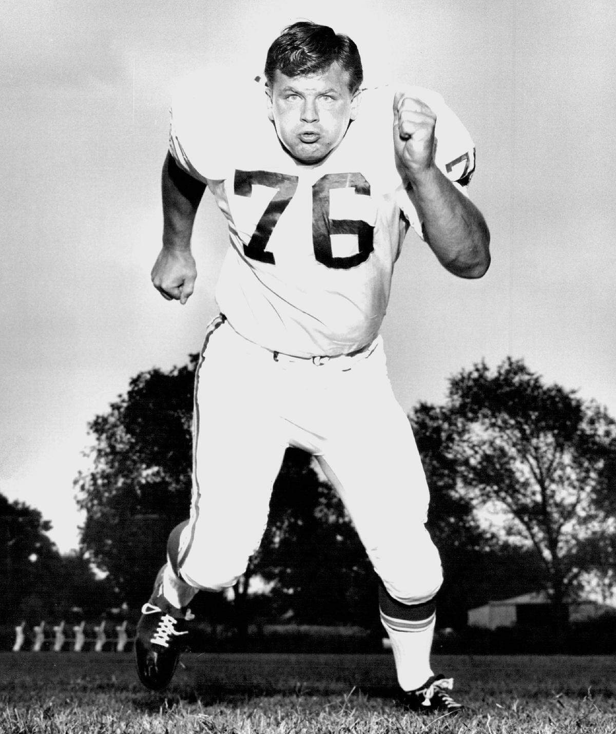 Defensive lineman Hatch Rosdahl, Kansas City Chiefs, 1964–1966