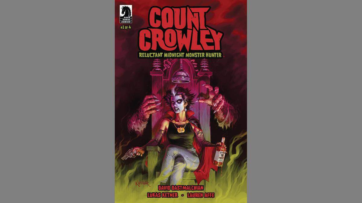 The first issue of David Dastmalchian’s “Count Crowley: Reluctant Midnight Monster Hunter” debuts this month.