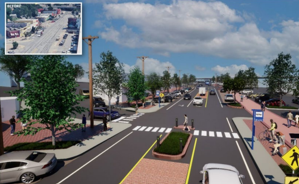 Kansas City’s rendering for what they hope Southwest Boulevard will look like after construction.