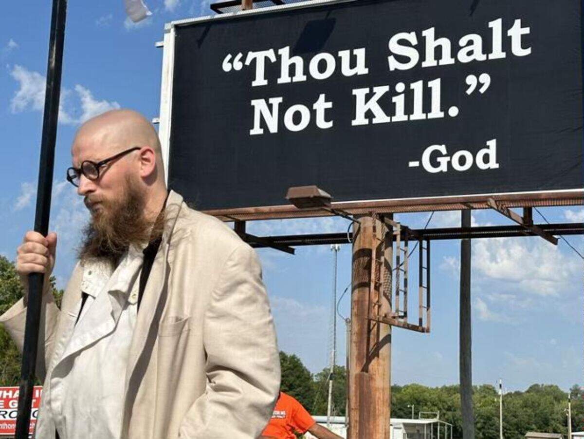The Rev. Jeff Hood became an anti-death penalty activist in 2009. He is serving as the spiritual adviser for David Hood, who is scheduled to be executed by the state of Missouri on June 11.
