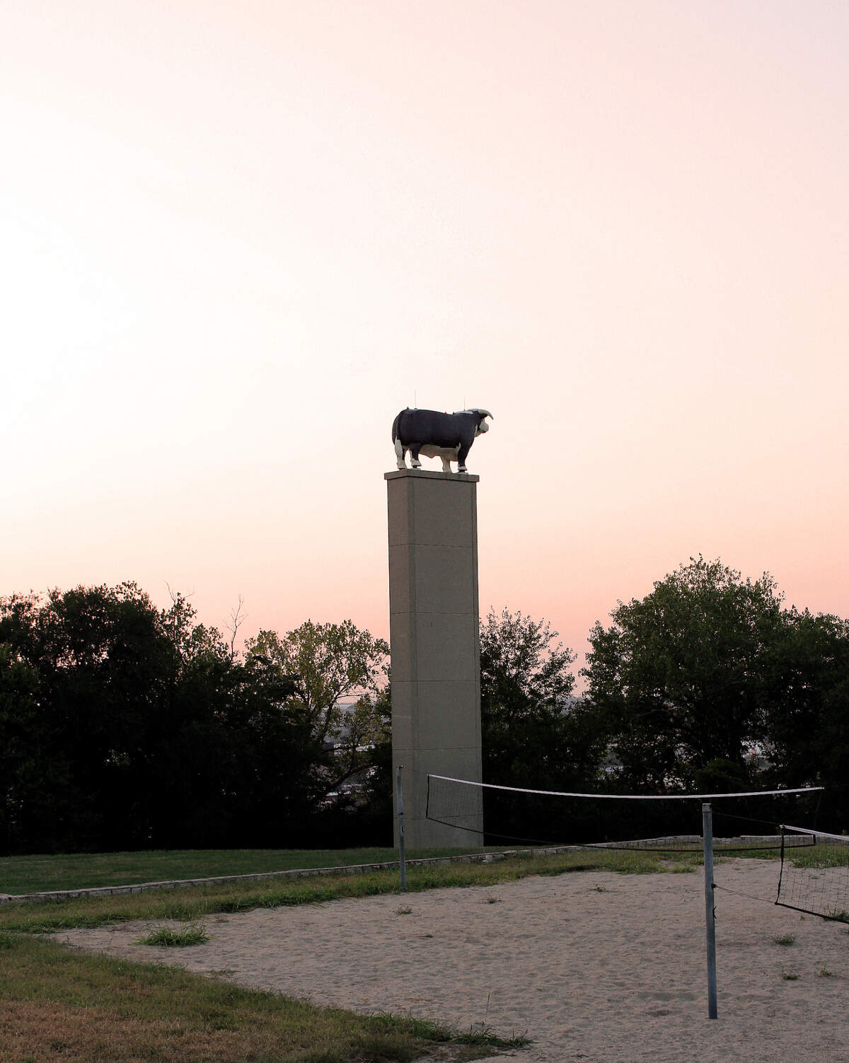 The Hereford Bull in Mulkey Square Park