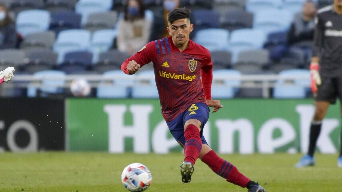 Real Salt Lake midfielder Pablo Ruiz had himself a fine game Saturday against Sporting KC in a 3-1 RSL victory at Rio Tinto Stadium in Sandy, Utah.