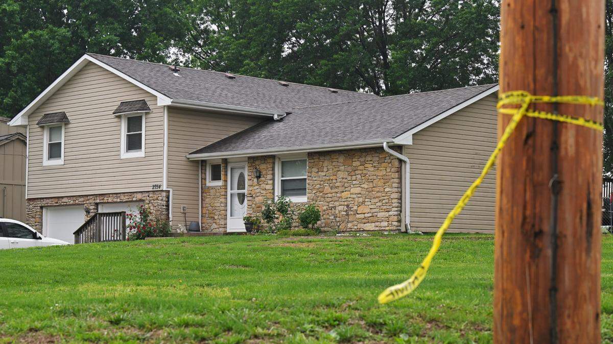 Three women were shot, one fatally, in a shooting late Thursday at this home in Kansas City, Kansas. A man suspected in the shooting was found dead inside the home.