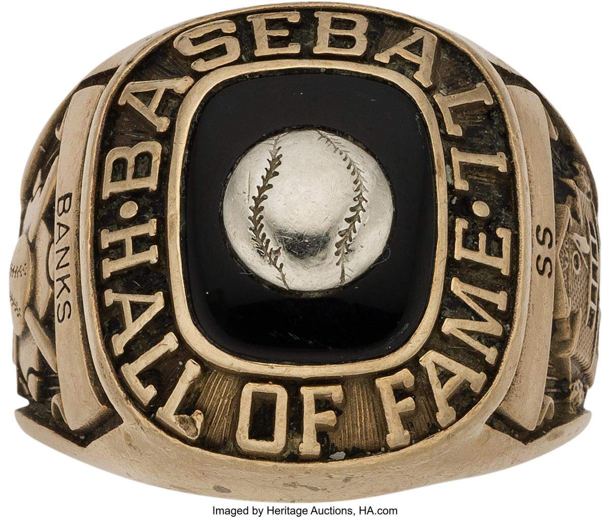 Ernie Banks’ 1977 Major League Baseball Hall of Fame Induction Ring.