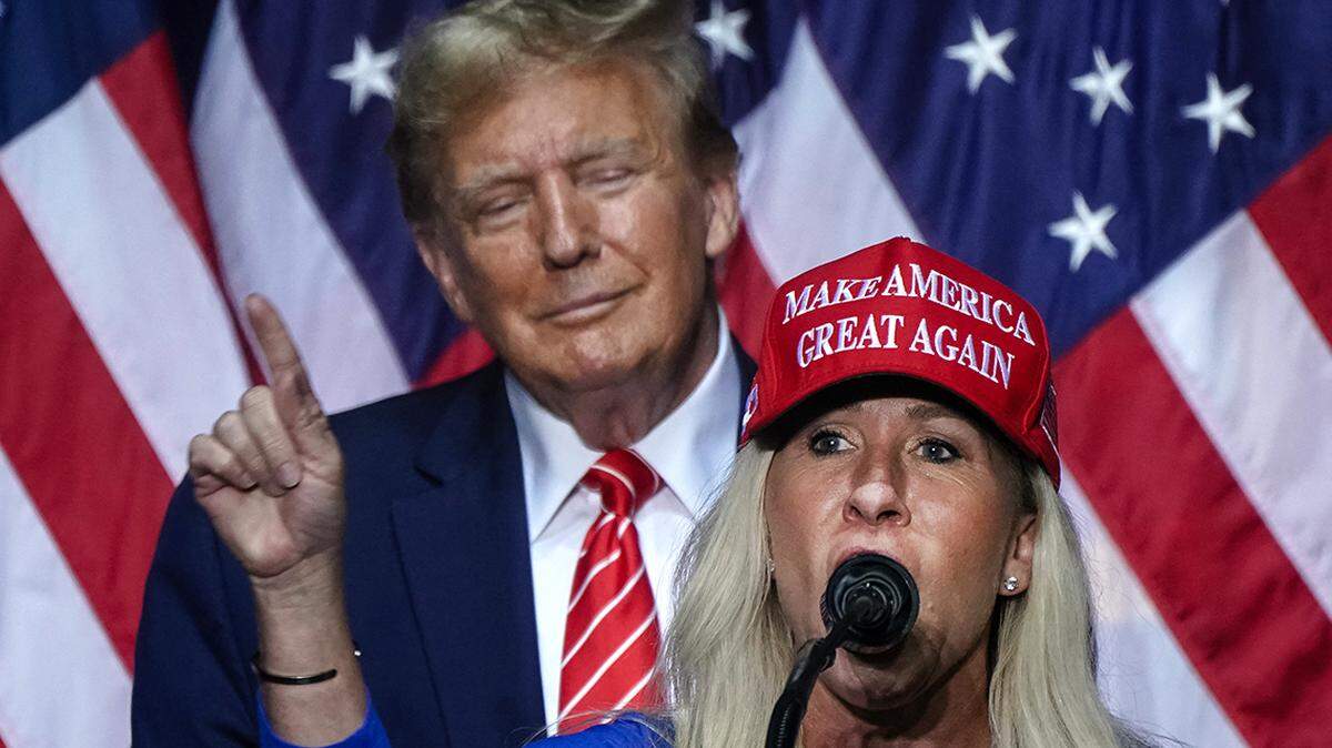 Marjorie Taylor Greene, back in her MAGA days.