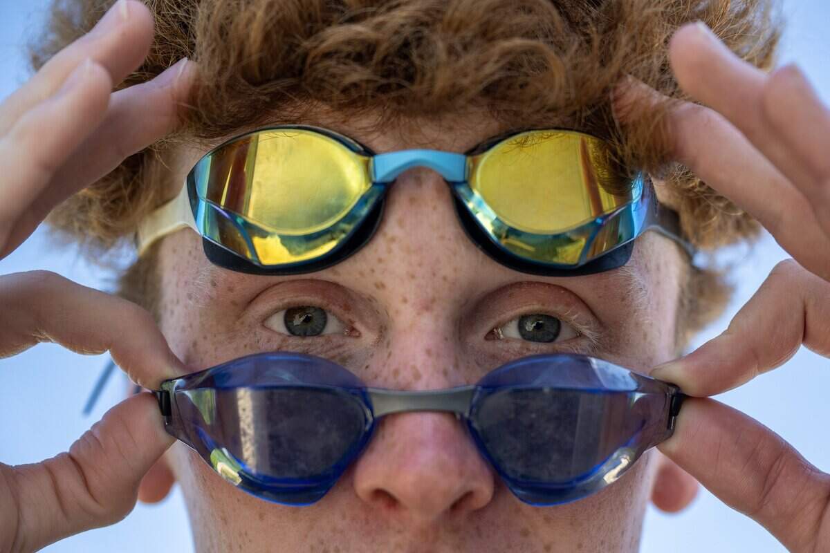 Sam Hennenfent of Staley High School, The Star’s 2026 Boys High School Scholar-Athlete of the Year, graduated No. 1 in his class this spring and won two state titles in Missouri boys high school swimming. Headed to Duke next on scholarship, with dreams of competing in the 2028 U.S. Olympic Trials, he posed for portraits on Monday, June 15, 2026, in Kansas City.