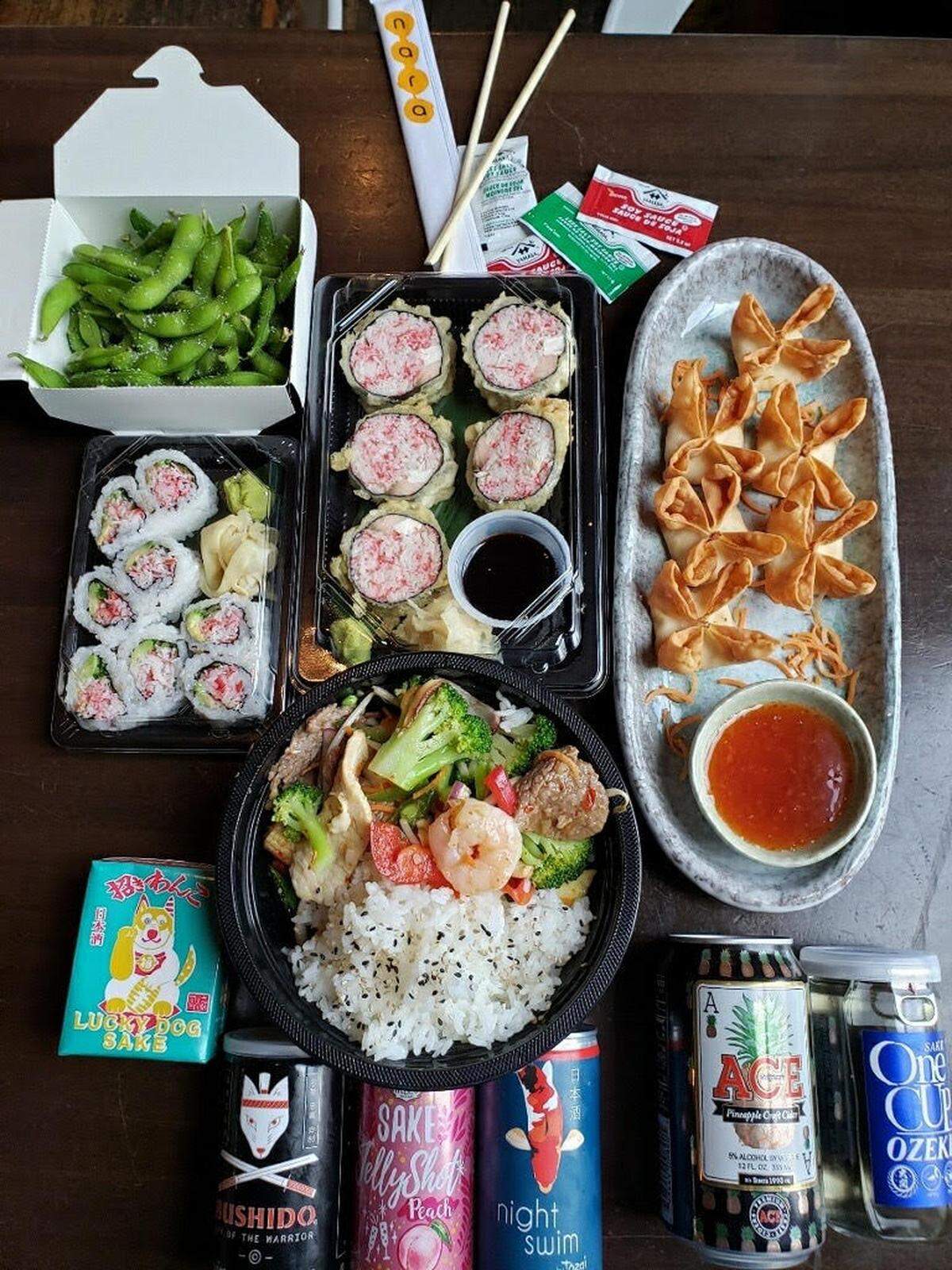Nara offered a family pack to-go during the early stages of the pandemic.