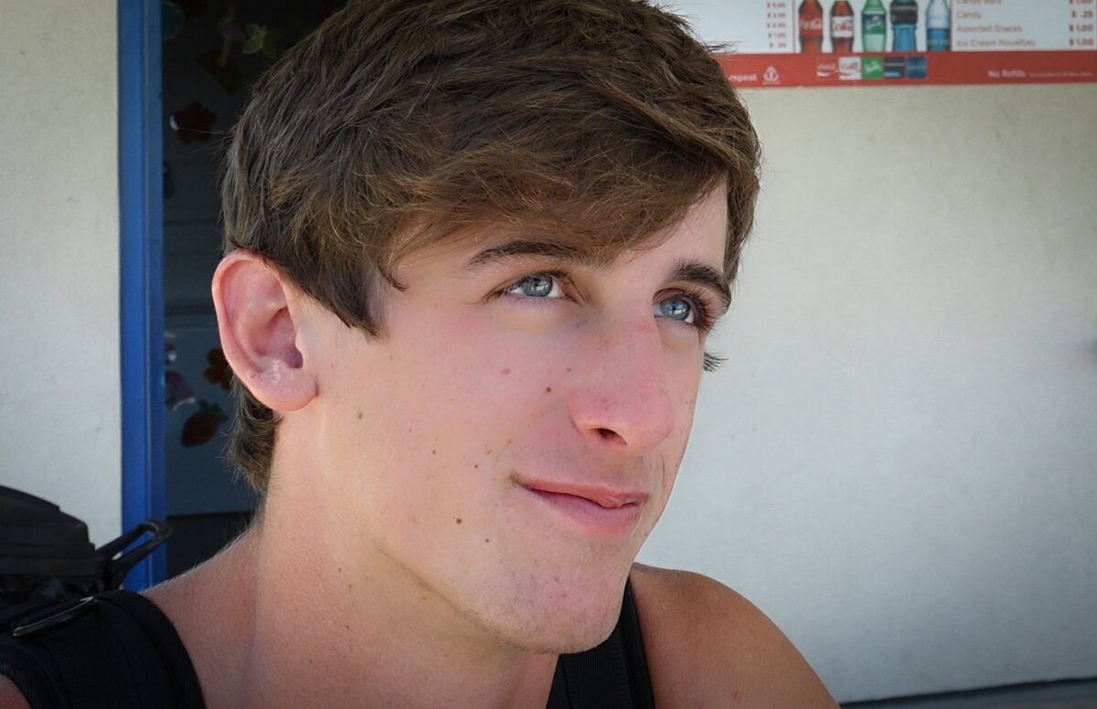 Ben Gould, 16, a swimmer for Savannah High School, believes the school mascot, a Savage, could be viewed by other teams as racist. 
