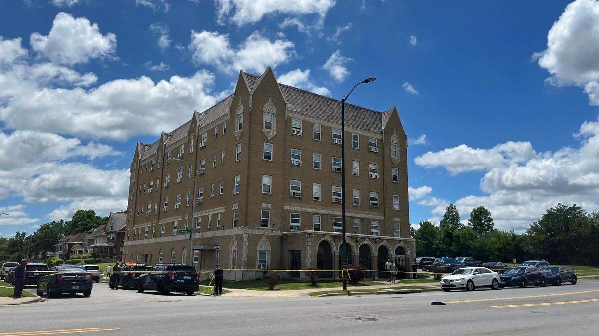 A photo outside of Emerson Manor Apartments on June 26, 2024.