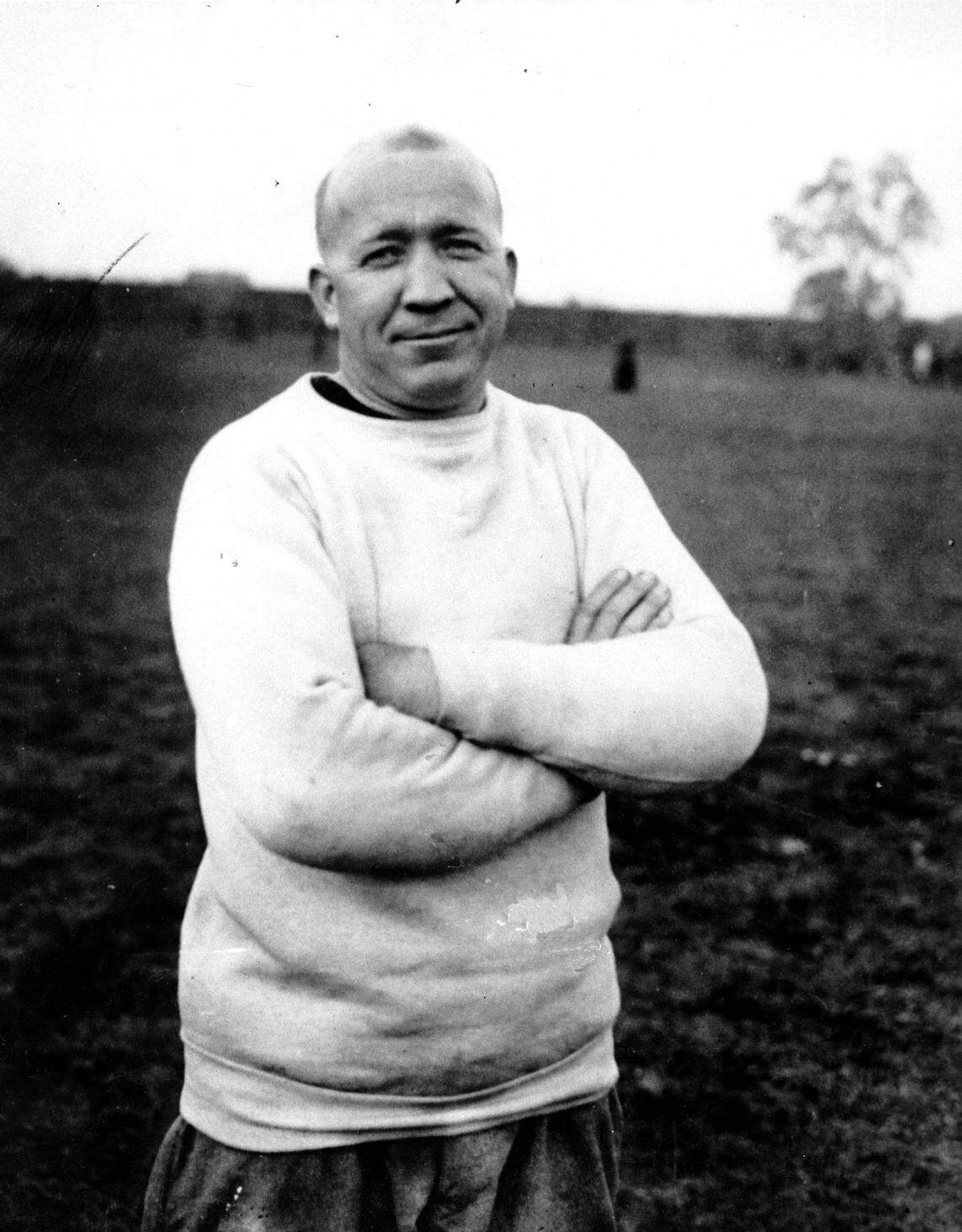 Legendary Notre Dame football coach Knute Rockne, in 1925. He died six years later in a plane crash in Kansas.