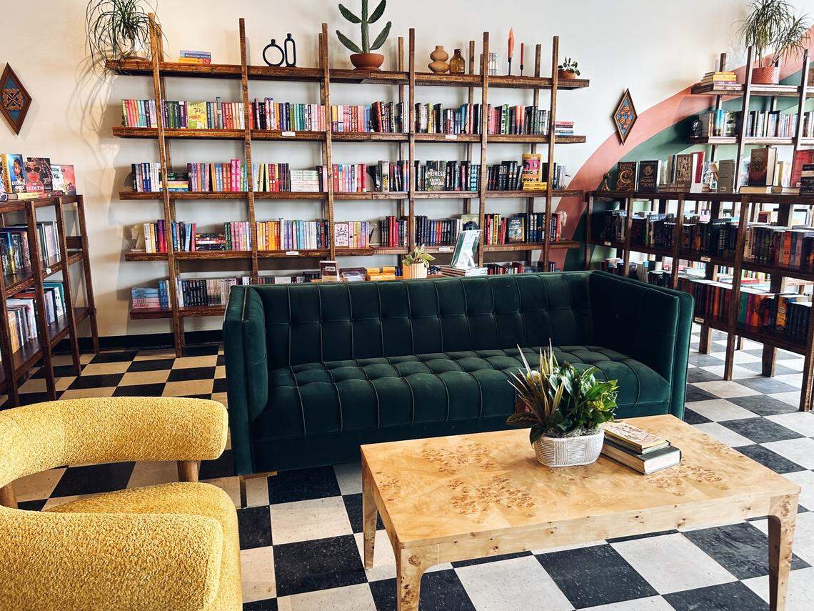 A portion of a Lifetime movie was shot inside Monstera’s Books. It will premiere in January.