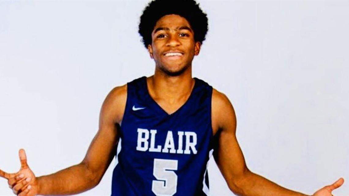 Blair Academy basketball standout Kyle Cuffe Jr. announced his college choice on Saturday.