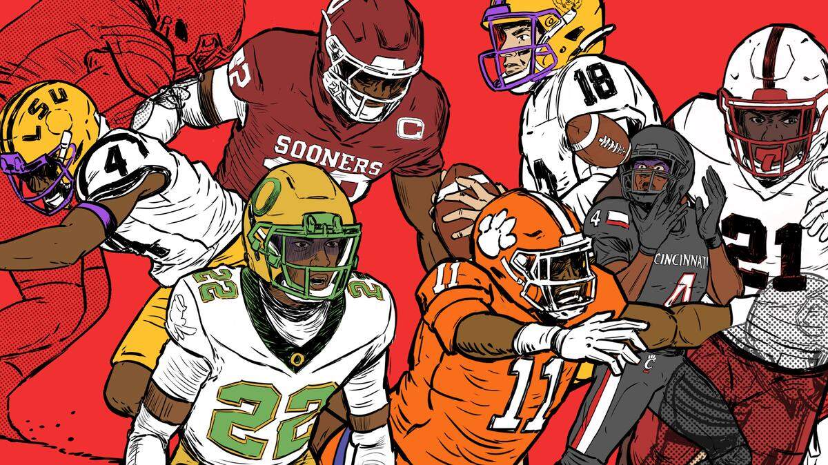 Illustration of the 2026 Chiefs seven draft picks