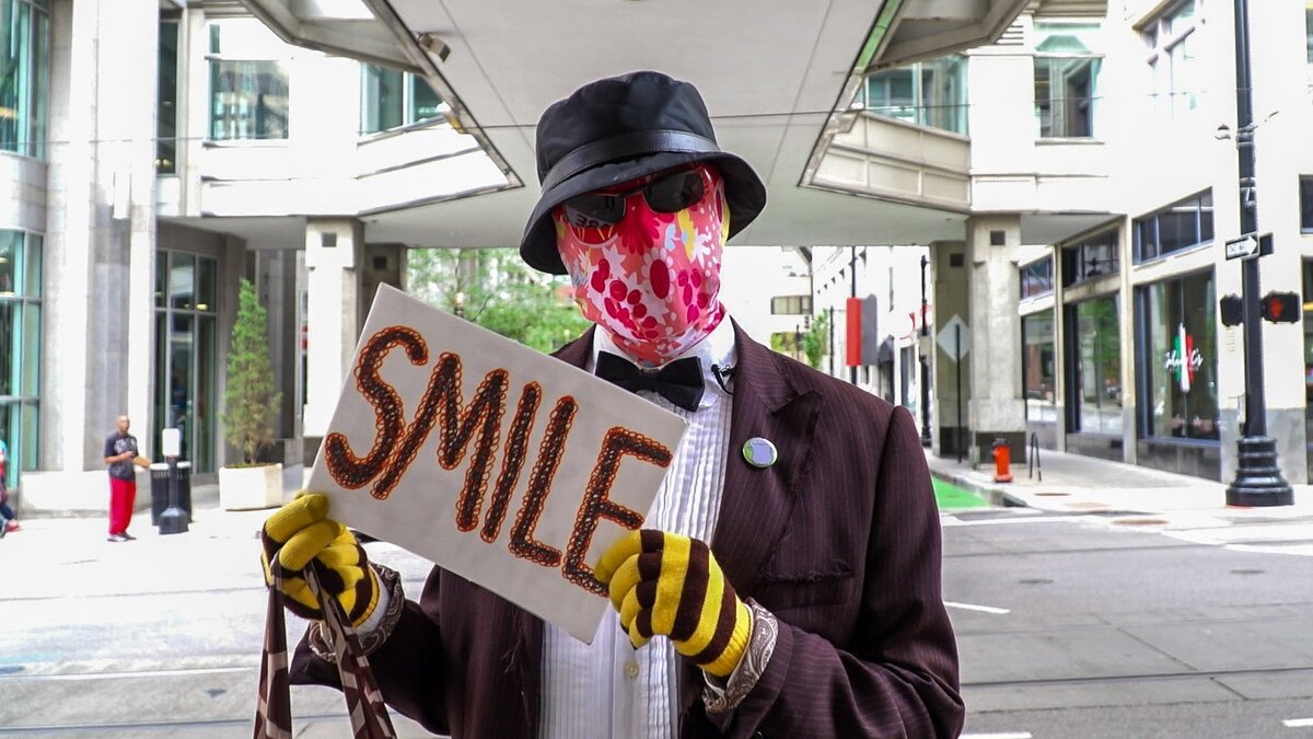 Dr. MooMoo has stirred people up and given them a reason to smile with Little Debbie snacks and $100 bills.