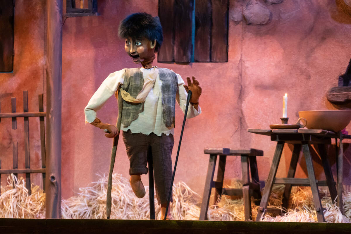 “Amahl and the Night Visitors” is the story of a young disabled boy who is visited by the three kings on their way to Bethlehem.