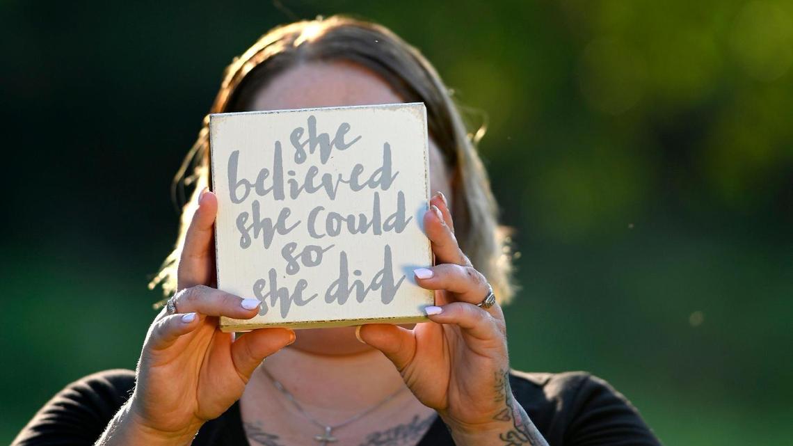 After 10 years of being trafficked for sex and in fear of being killed by her trafficker, she escaped when she gained the courage to call a hotline. The 33-year-old survivor is rebuilding her life at Restoration House of Greater Kansas City, a faith-based organization in Harrisonville where she lives with other survivors. She recently received her high school diploma and wants to help other women who experienced being trafficked.