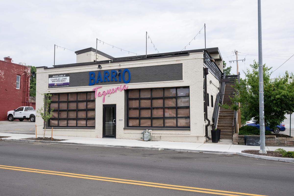 Vacant storefront property on 31st Street, on Thursday, May 28, 2026, in Kansas City. Vacant storefronts in the city are slated to be filled ahead of the World Cup.