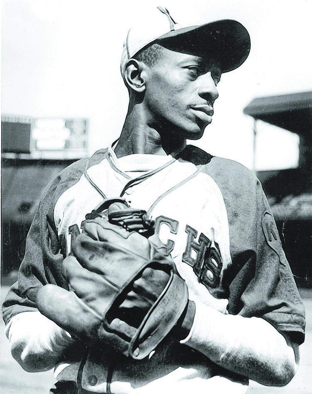 Satchel Paige, in an undated photo from the Negro Leagues Baseball Museum, was a major star from the 1920s on. He playing for the Kansas City Monarchs from 1941 to 1947 and later for the Kansas City Athletics.