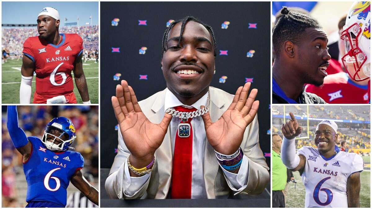 Kansas quarterback Jalon Daniels has come a long way, both from California where he grew up and in his Jayhawk career. Now the face of KU’s program, Daniels enters 2023 as the Big 12 Preseason Offensive Player of the Year.