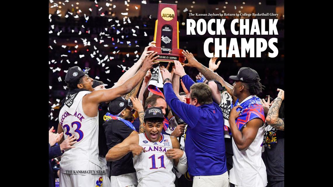 Jayhawks fans: Relive Kansas’ national championship season with our collector’s book, front page poster