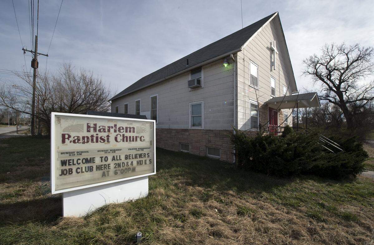 The former Harlem Baptist Church is now home to pastor Gabriel Riak and his congregation, mostly immigrants from the Sudan.