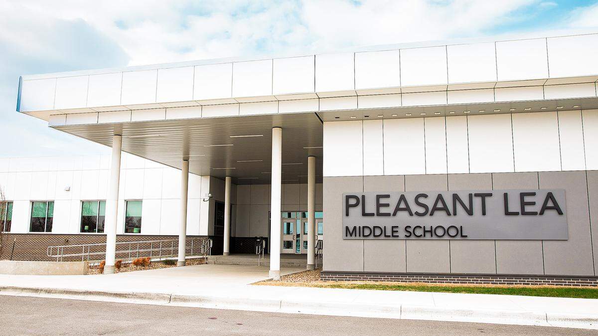 Pleasant Lea Middle School was originally constructed in 1969, with several renovations taking place over the years. The bond issue is funding a sixth-grade addition, program improvements and site work.