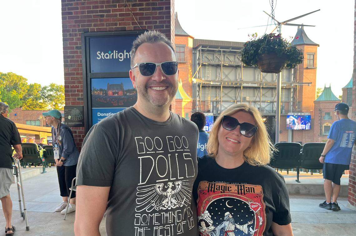 Tyler Campbell saw the Goo Goo Dolls for the fifth time in his life Friday, Aug. 22 at Starlight Theatre. He went with friend Jen Dobnikar.