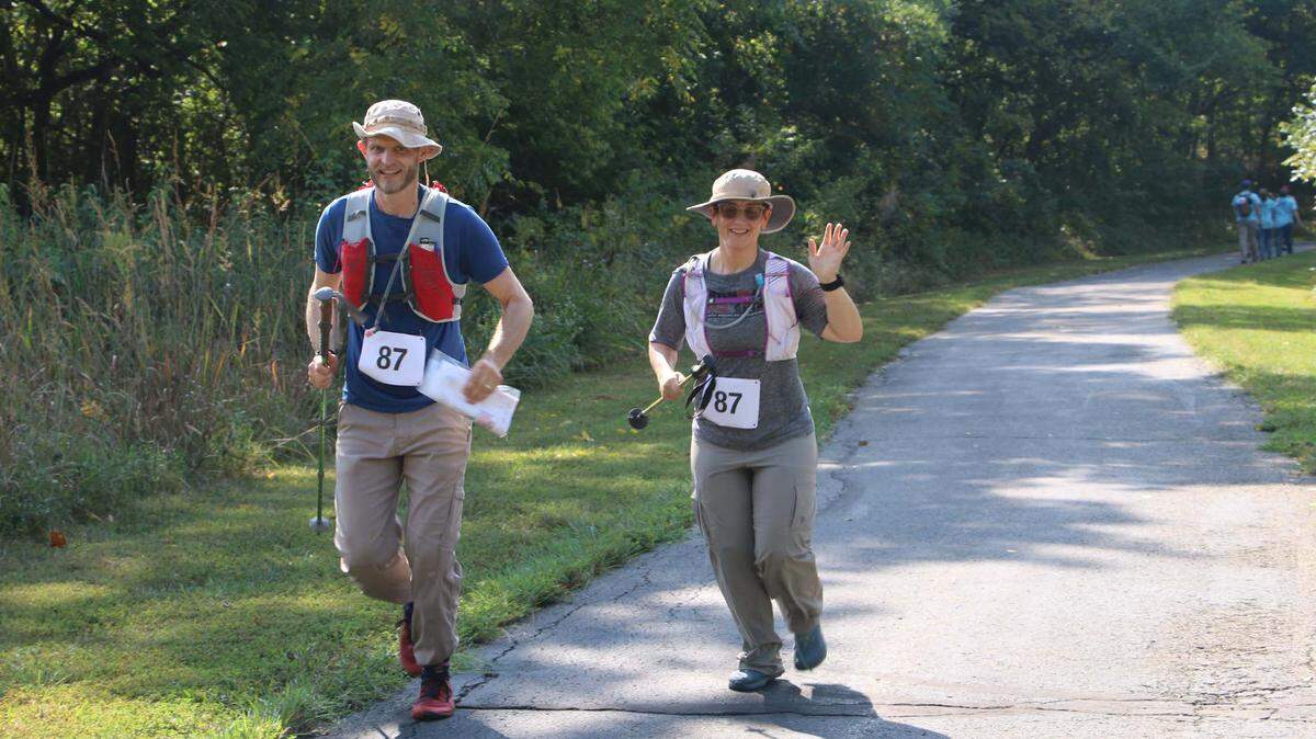 Charley and Angela Viehland participate in a previous TimberRidge Adventure Race.