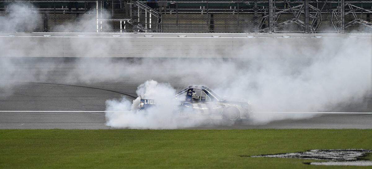 Just an 18-year-old at the time, William Byron was still in high school when he won the NASCAR Camping World Truck Series race at Kansas Speedway on May 6, 2016.