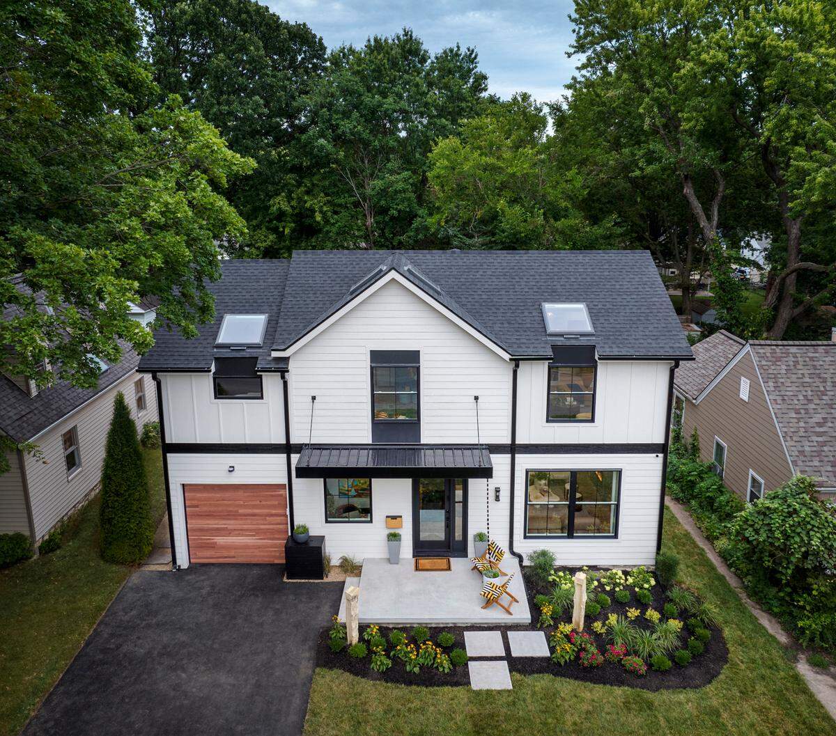 The exterior of HGTV’s 2024 Urban Oasis home in Kansas City.
