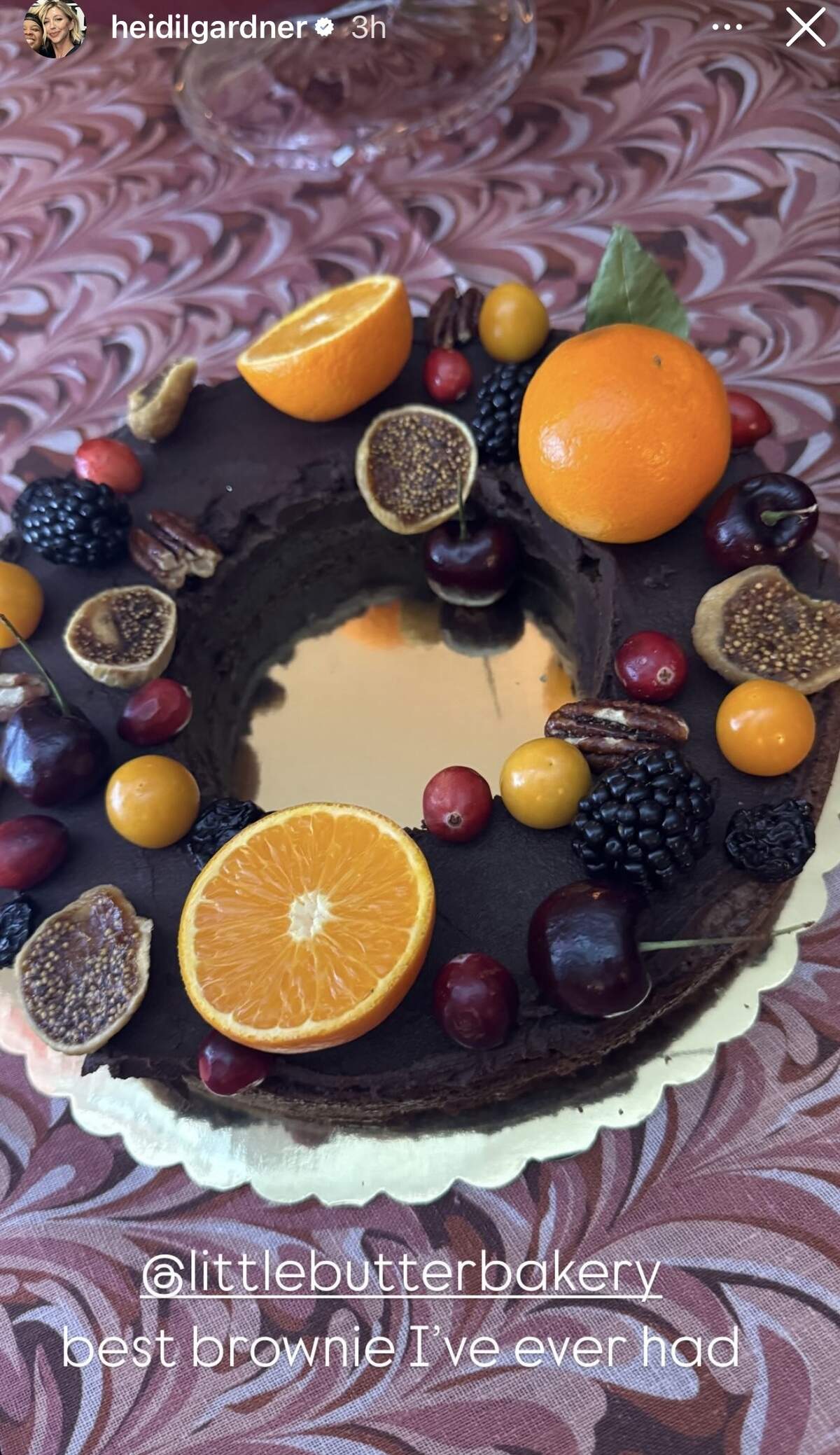 Too pretty to slice.