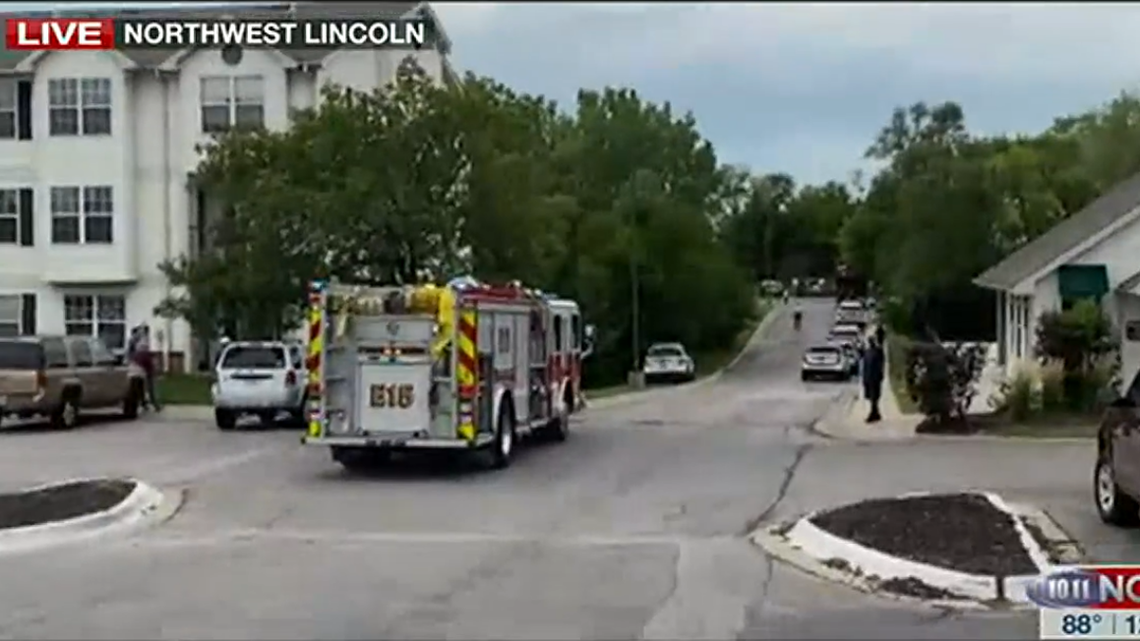 Lancaster County Sheriff’s Office say Veonta Hopper, wanted for sexual assault of a child, started an apartment fire when Lincoln Police went to arrest him.