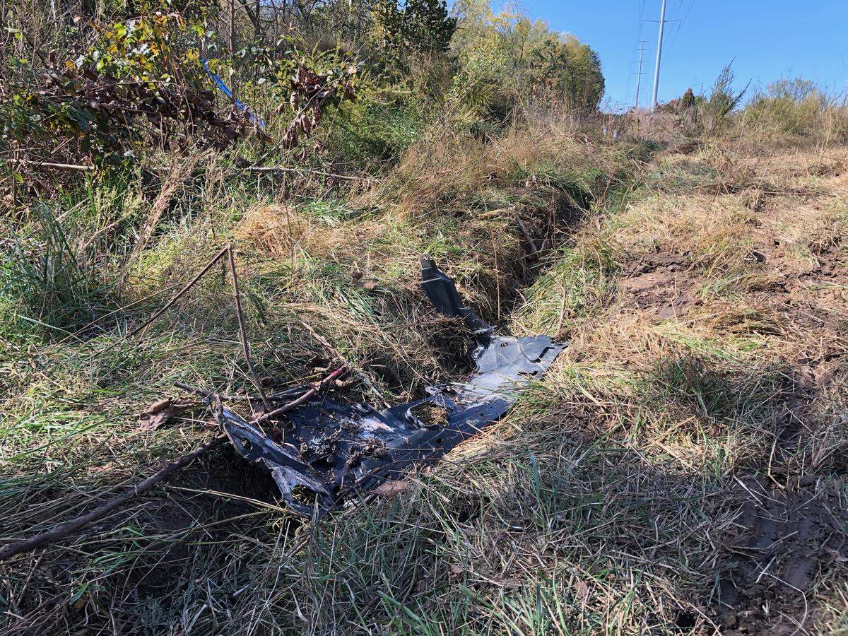 A dirt bike rider found Ryan Linneman’s damaged car in the gully at the bottom of a 50-foot steep slope between Raytown Road and View High Drive. He had been missing for a week.