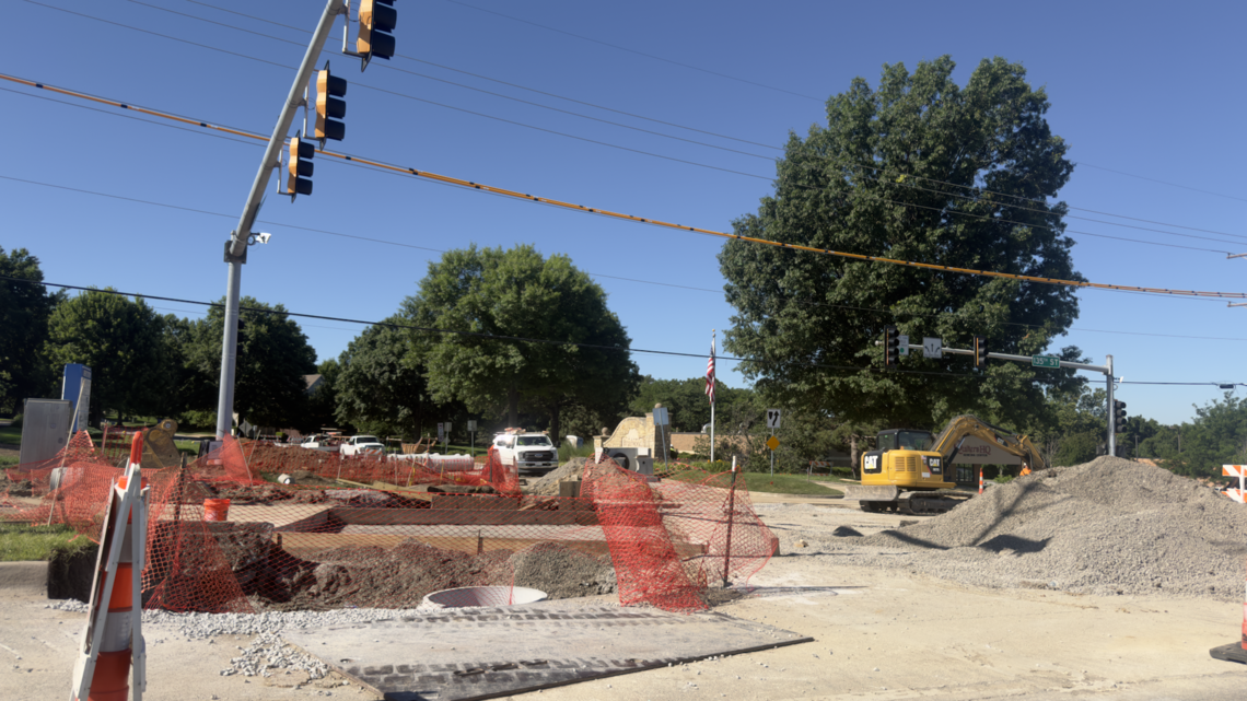 Construction is causing traffic delays at this Olathe intersection. What to know