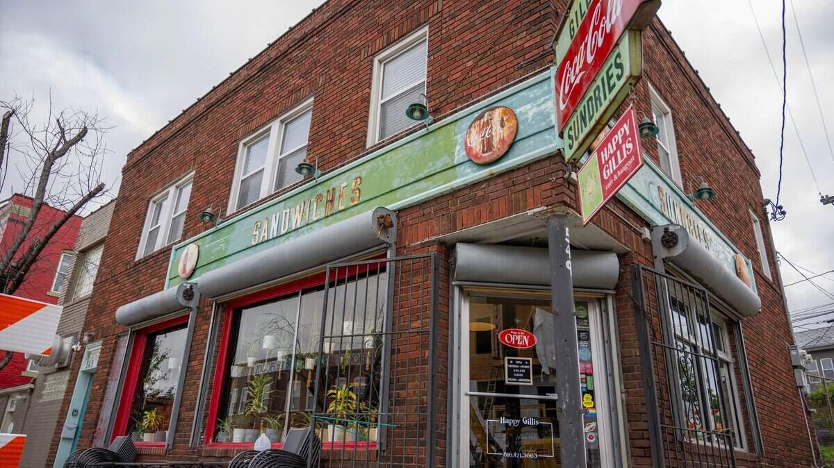 Happy Gillis at 549 Gillis St., is seen in May 2024 in Kansas City.