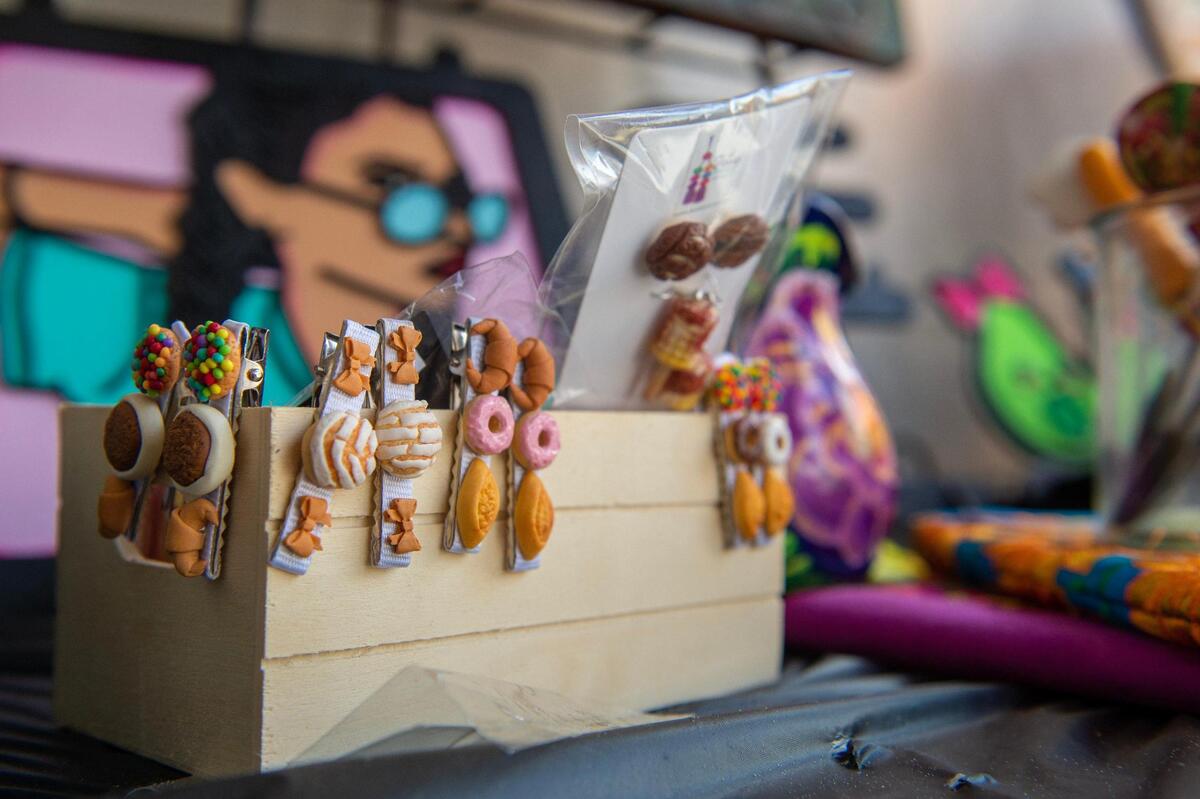 Hair clips were available for purchase at the Jessy Mexican Shop booth during the Cinco de Mayo celebration at Guadalupe Centers on Friday, May 5, 2023, in Kansas City.