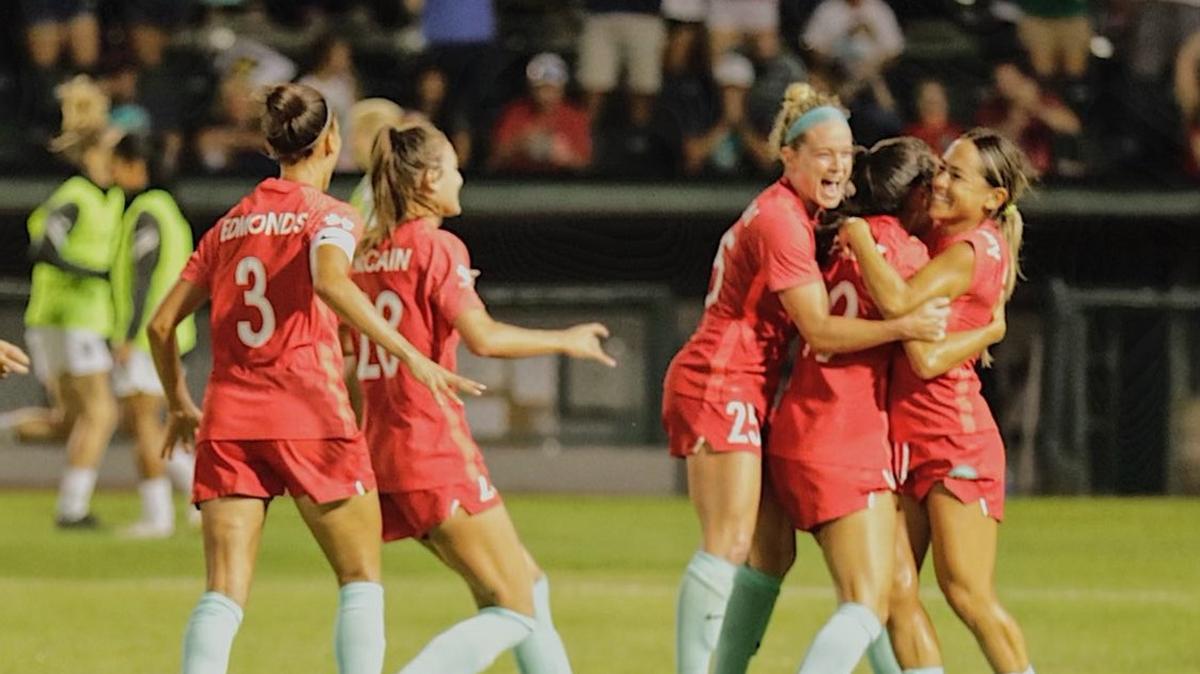 It was a long time coming, but Kansas City NWSL recorded its first victory of this, the team’s inaugural season, against the OL Reighn Saturday evening at Legends Field in Kansas City, Kan.