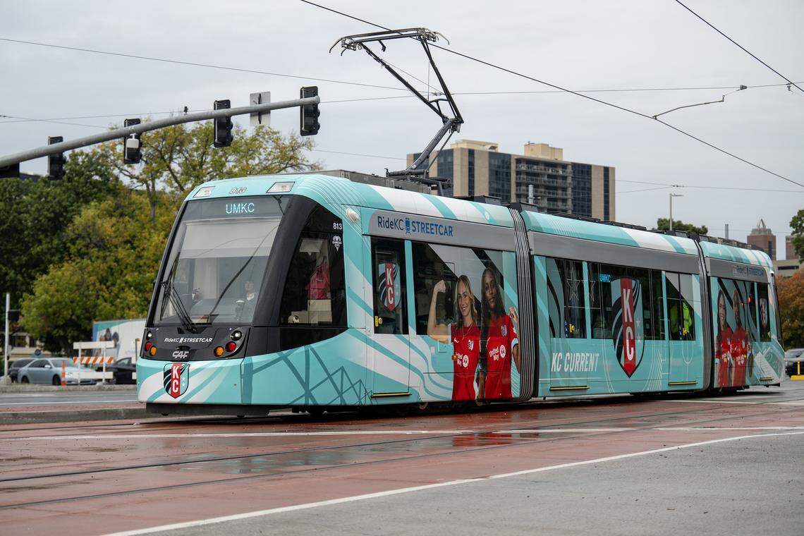 After nearly a decade of planning, four years of construction, and an investment of over $350 million, the Main Street extension of the Kansas City Streetcar opened on Friday, October 24, 2025. A KC Streetcar was heading south toward the new stop at the Country Club Plaza.