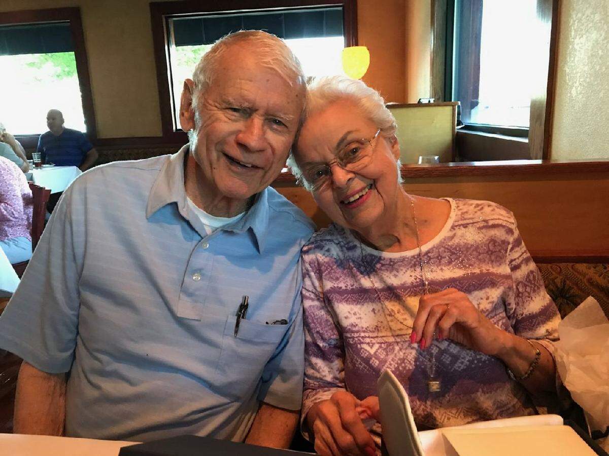 Mo Denton, 90, of Lenexa, died of COVID-19 on April 3. His wife, Pegi Denton, 87, died the next day. “What a run,” their son, Deron, wrote. ”Neither would have wanted to go on without the other.”