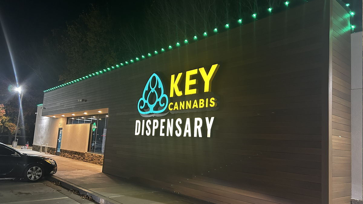 Key Cannabis, a dispensary in an industrial corridor near Front Street and Interstate 435, would be eligible to stay open 24 hours a day under a new zoning amendment.