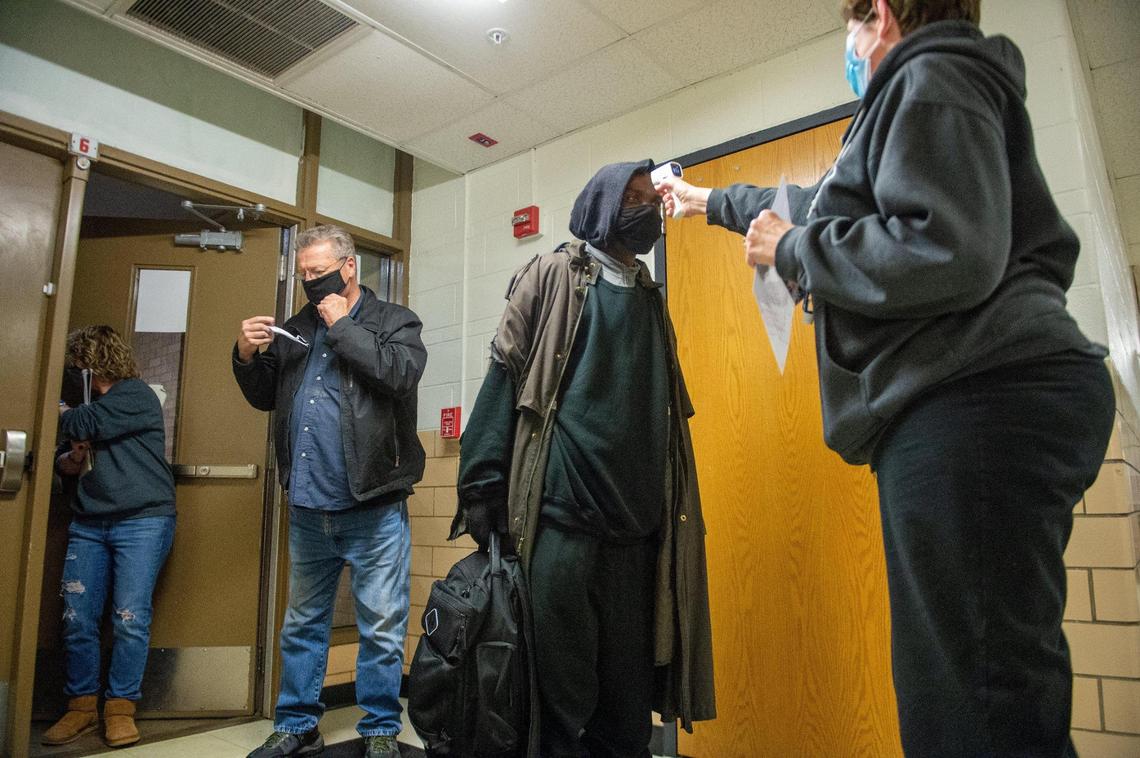 Project 1020, a cold weather homeless shelter at Shawnee Mission Unitarian Universalist Church in Lenexa, provides food and beds for 50 people every night. The shelter opens from 7pm to 7am from December 1 to April 1. Barb McEver, the co-founder of Project 1020, said the shelter is full every night and the homelessness number is increasing. The shelter has faced opposition from the city and surrounding neighborhoods.