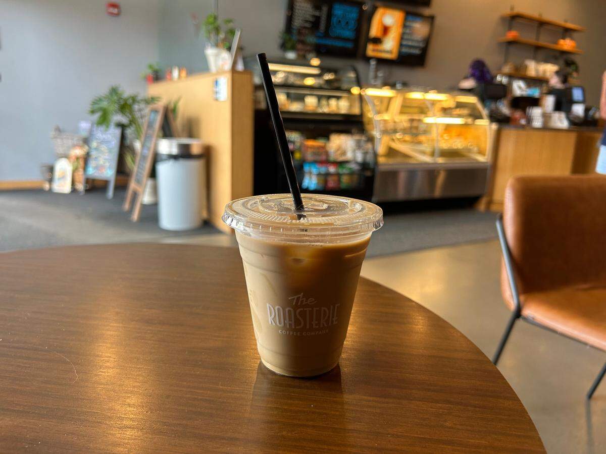 The Roasterie’s Butter Pecan Latte is one of its fall drinks available this season.