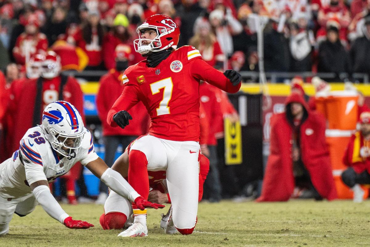 The Chiefs have a reliable placekicking star in Harrison Butker.