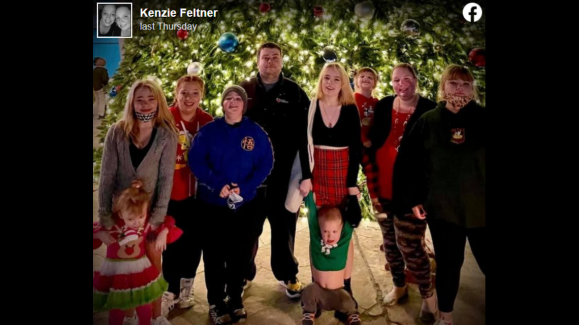 Amber Feltner, a Cincinnati mother of eight children, died of COVID, her family said.