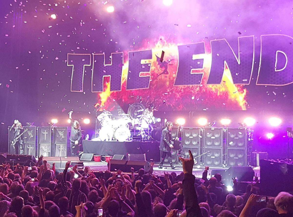 Black Sabbath, with Ozzy Osbourne, brought its “The End” tour to the Sprint Center in Kansas City in February 2016. Fan Vincent Woska Sr. of Lee’s Summit took this photo.