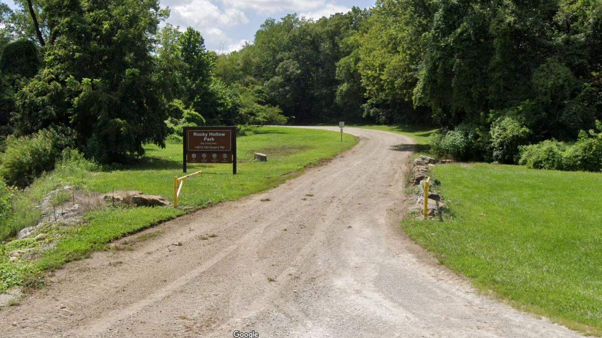 A homicide investigation is now underway after a Clay County Parks and Recreation employee found a body at Rock Hollow Park near Excelsior Springs. This Google Maps Street View image of the area if from August.