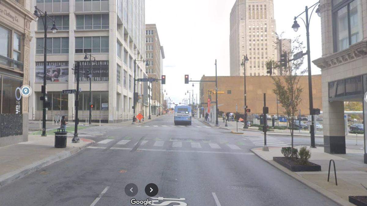 Three Kansas City police officers were injured, two seriously, after a T-bone crash involving two police vehicles early Monday at the intersection of East 12th Street and Grand Avenue in downtown. This Google Maps Street View Image of the area is from 2024.