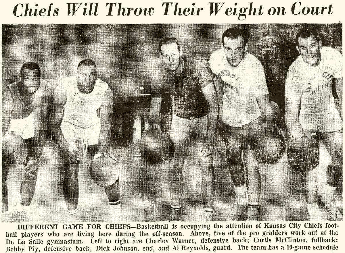 The first Chiefs basketball team.