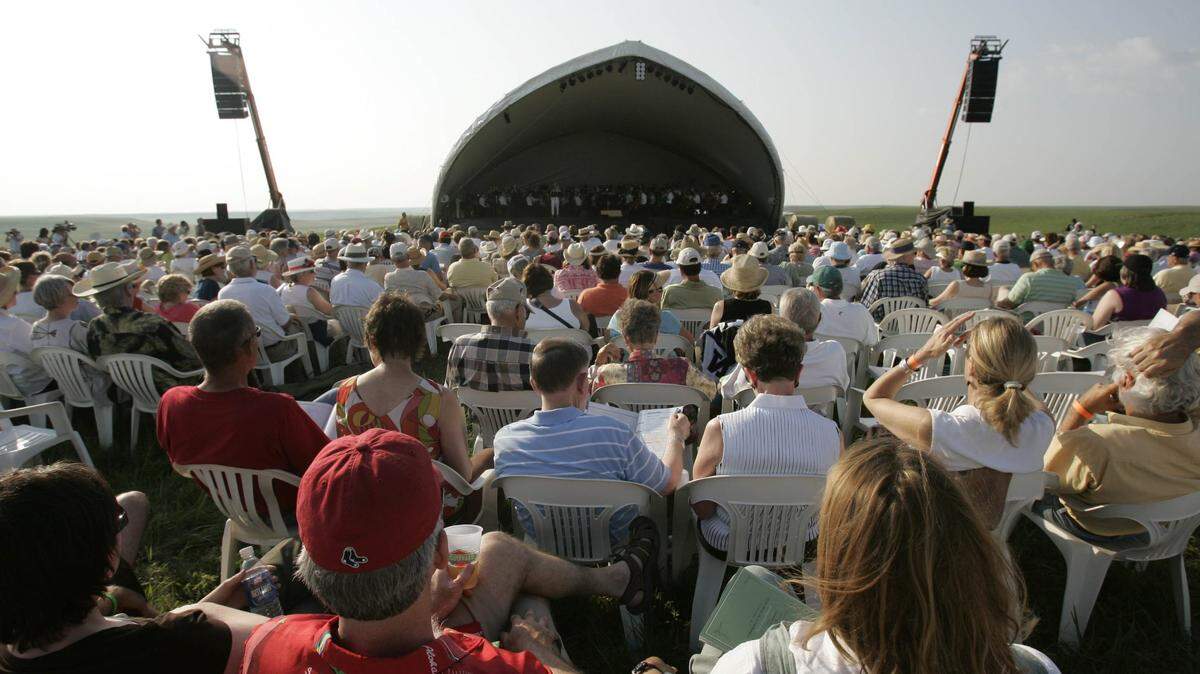 (FILE PHOTO) Symphony in the Flint Hills featuring the Kansas City Symphony draws thousands every year.